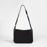 Zoe waterproof and leather satchel