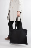 Wax waxed cotton tote shoulder bag grey black green orange blue oilcloth waterproof