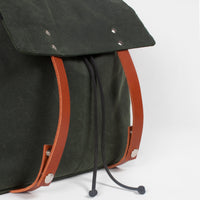 Max forest green waterproof backpack