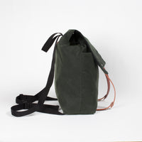 Max forest green waterproof backpack